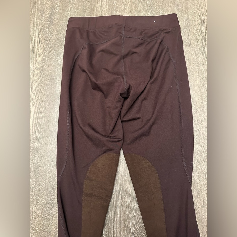 KERRITS BROWN HORSEBACK RIDING LEGGINGS - Size Large SKU:557 - Picture 6 of 8